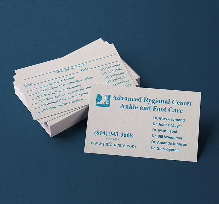 Appointment card printing
